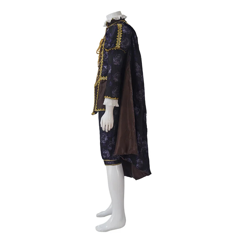 Halloweez Nobleman Cosplay Costume - Authentic Medieval Prince Ensemble with Cloak