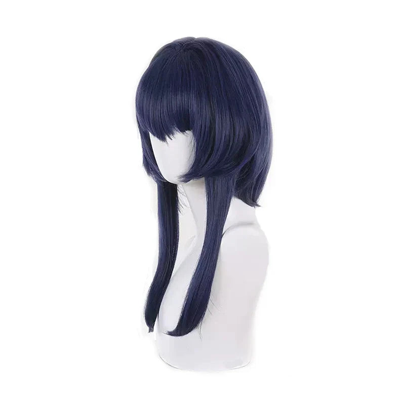 Halloweez Candace Cosplay Wig - Straight Dark Blue Purple Synthetic Hair for Women - Halloweez