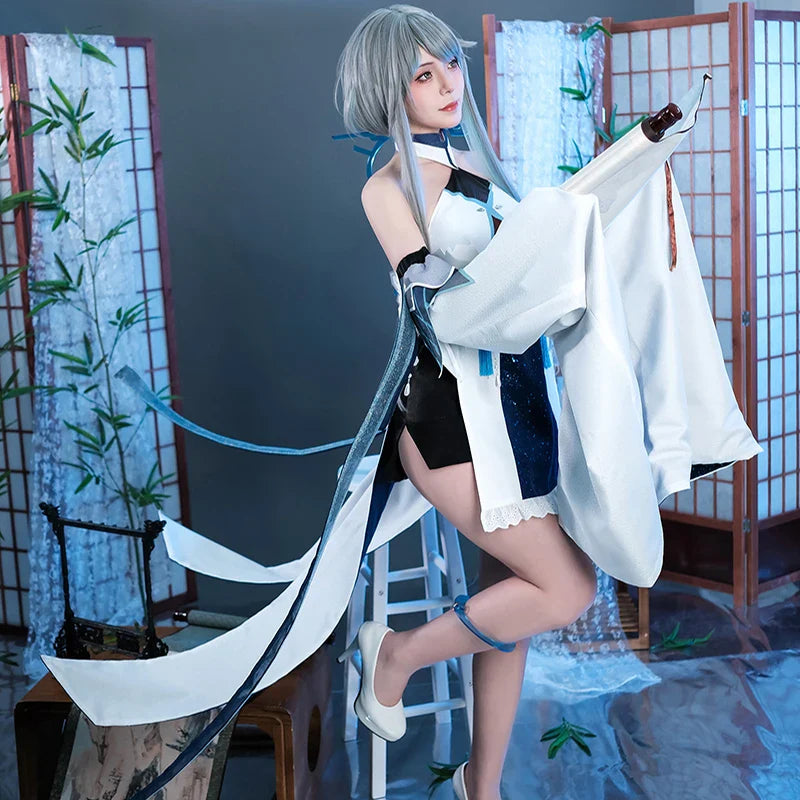 Halloweez Guizhong Cosplay Costume for Women - Liyue Gods Halloween Role Play Dress