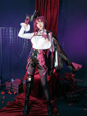 Disfraz de cosplay de Kafka para Halloween: Honkai Star Rail Stellaron Hunters Killer Beauty Uniform para juego de rol