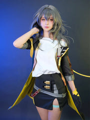 Disfraz de Cosplay de protagonista femenina de Halloweez Honkai Star Rail Trailblazer - Vestido de mujer Stelle para carnaval de Halloween