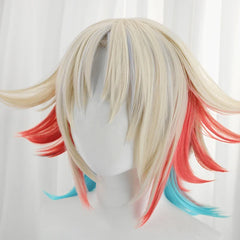 Halloweez Prestige Empyrean Kayle Cosplay Wig - 40cm Mixed Color Women's Wigs for Ultimate Role Play