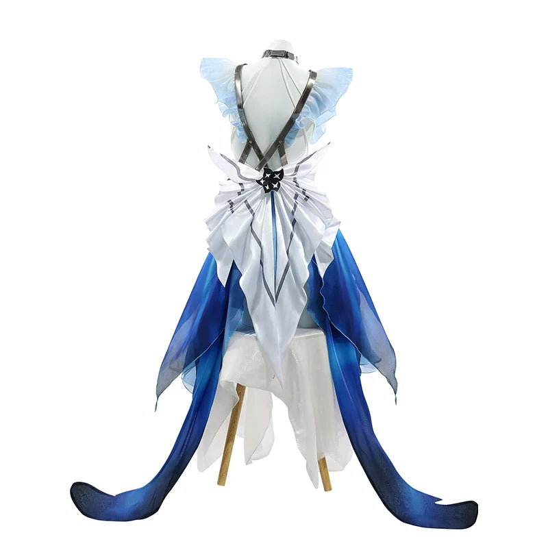 Disfraz de cosplay de The Shorekeeper de Olas Borrascosas de Halloween - Vestido de fiesta de Halloween para mujer