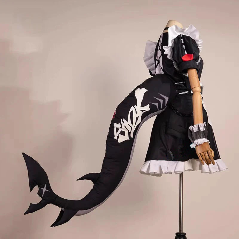 Halloweez Zenless Zone Zero Ellen Joe Cosplay Costume - Victorian Maid Uniform for Themed Parties