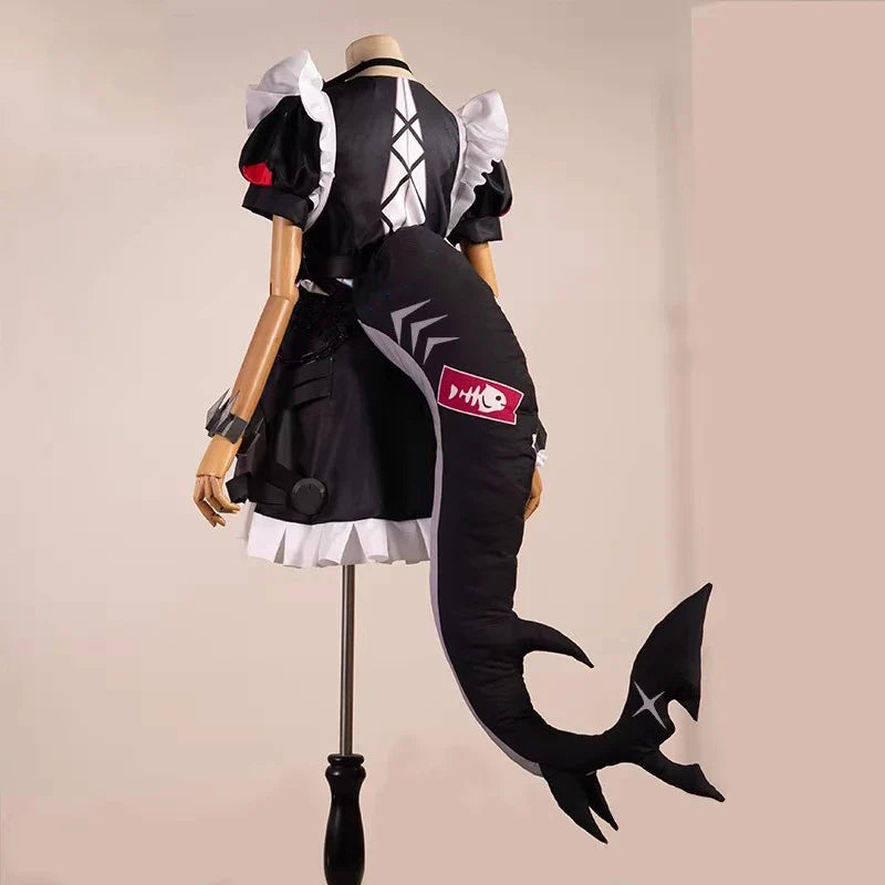 Halloweez Zenless Zone Zero Ellen Joe Cosplay Costume - Victorian Maid Uniform for Themed Parties