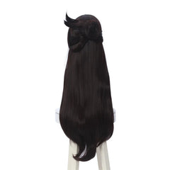 Halloweez Beidou Cosplay Wig - 80cm Long Brown Synthetic Hair for Women - Halloweez