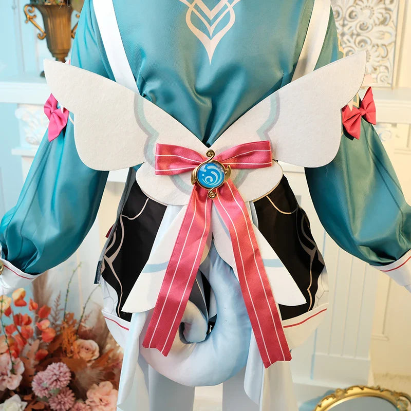 Halloweez Genshin Impact Fontaine Sigewinne Cosplay Costume - Halloween Nurse Outfit for Women