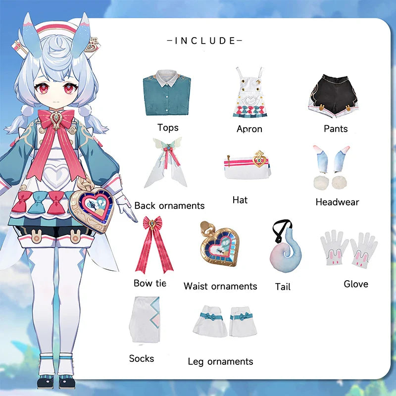 Halloweez Genshin Impact Fontaine Sigewinne Cosplay Costume - Halloween Nurse Outfit for Women