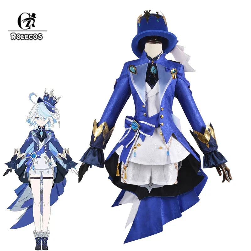 Halloweez Furina Cosplay Costume - Genshin Impact Water God Look for Women's Party - Halloweez
