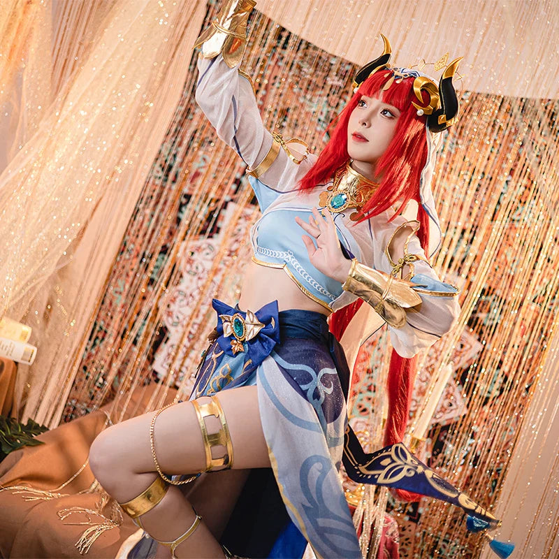 Halloweez Nilou Cosplay Costume - Sexy Women's Genshin Impact Outfit for Halloween Parties - Halloweez