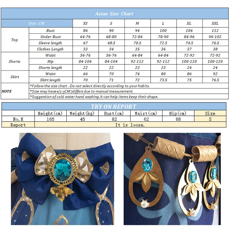 Halloweez Nilou Cosplay Costume - Sexy Women's Genshin Impact Outfit for Halloween Parties - Halloweez