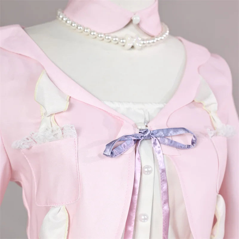 Halloweez Sangonomiya Kokomi New Skin Cosplay Costume - Genshin Impact Pink Dress for Women