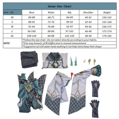 Halloweez Cold Dragon Dan Heng Cosplay Outfit with Dragon Horn for Men