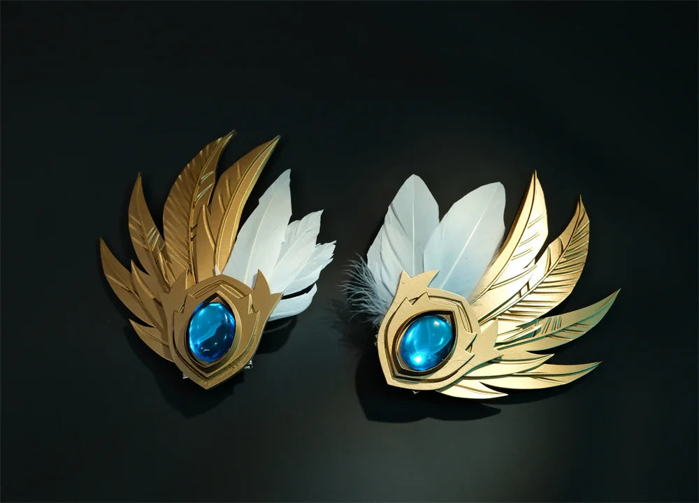 Halloweez Immortal Irelia Cosplay Costume for Women with Divine Sword Halloween Outfit and Headwear - Halloweez