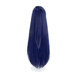 Halloweez Irelia Cosplay Wig - 100cm Long Blue Synthetic Heat Resistant Wig for Women