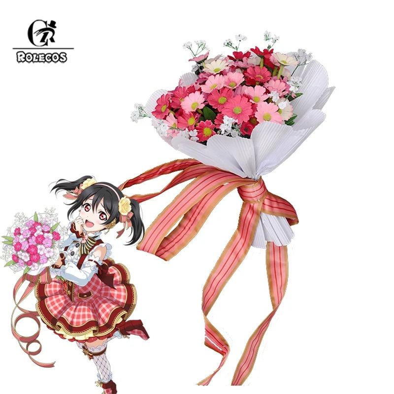 Halloweez Lovelive Cosplay Flower Bouquet - Yazawa Nico, Nozomi Tojo, and More - Halloweez