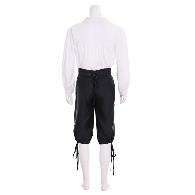 Halloweez Renaissance Tudor Noble Court Doublet Costume - Medieval Jerkin Vest & Viking-Inspired Attire for Men