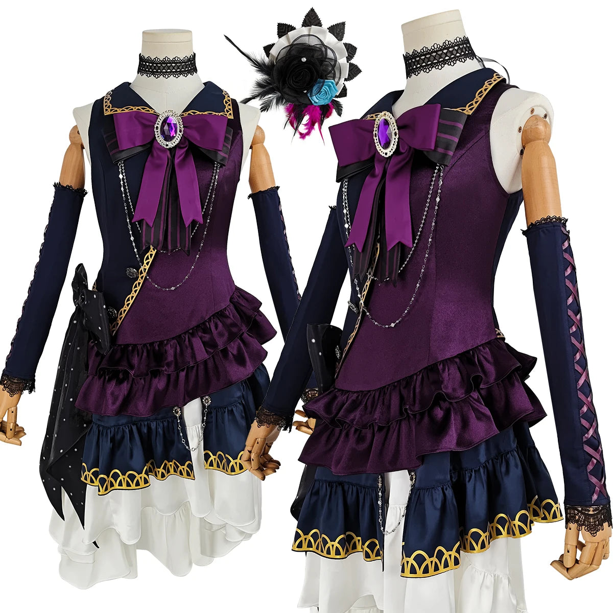 BanG Dream! Roselia Yukina Minato Cosplay Costume, Custom High-end for Halloween & Comic Con - Halloweez
