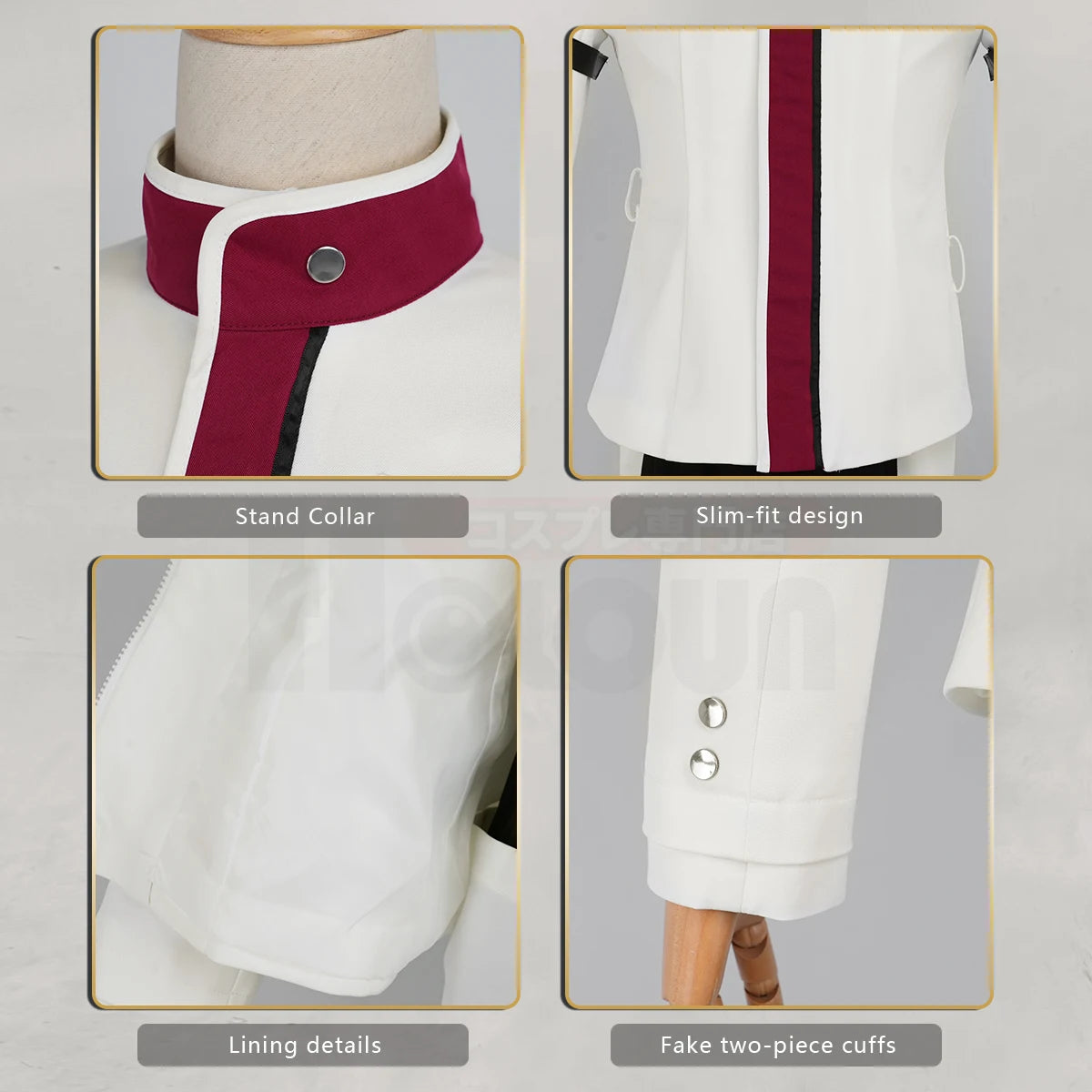 Mushoku Tensei Rudeus Cosplay Costume, Custom, Magic Academy Uniform Halloween Outfit - Halloweez