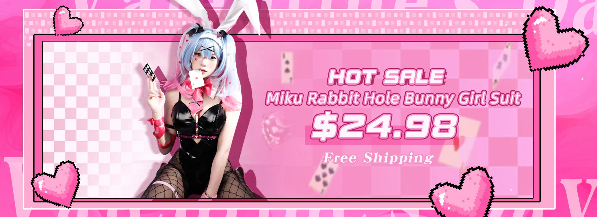 Halloweez Hutao Bunny Girl Costume Genshin Impact Sexy Women Jumpsuit Full Cosplay Set - Halloweez