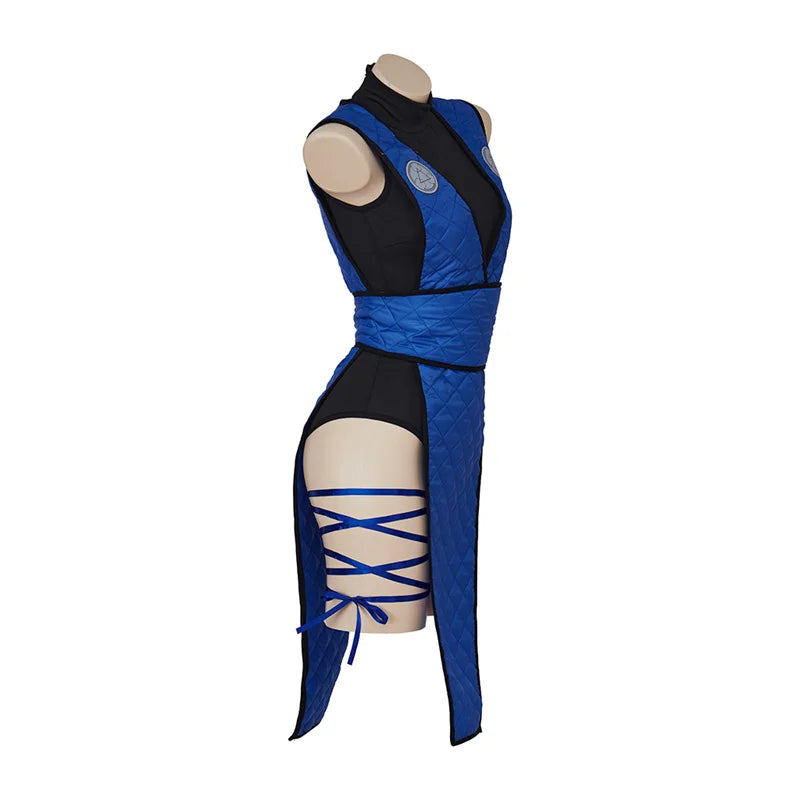 Halloweez Mortal Kombat Women's Cosplay Costume | Premium Anime Game Role Play Outfit for Halloween & Parties