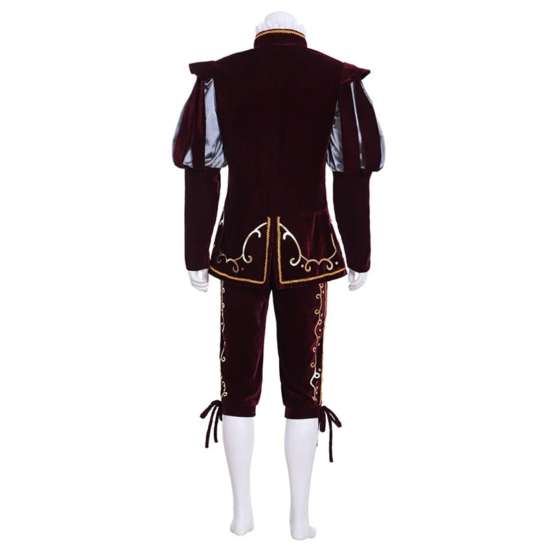 Men’s Tudor King Warrior Costume – Halloweez Elizabethan Knight Cosplay for Halloween