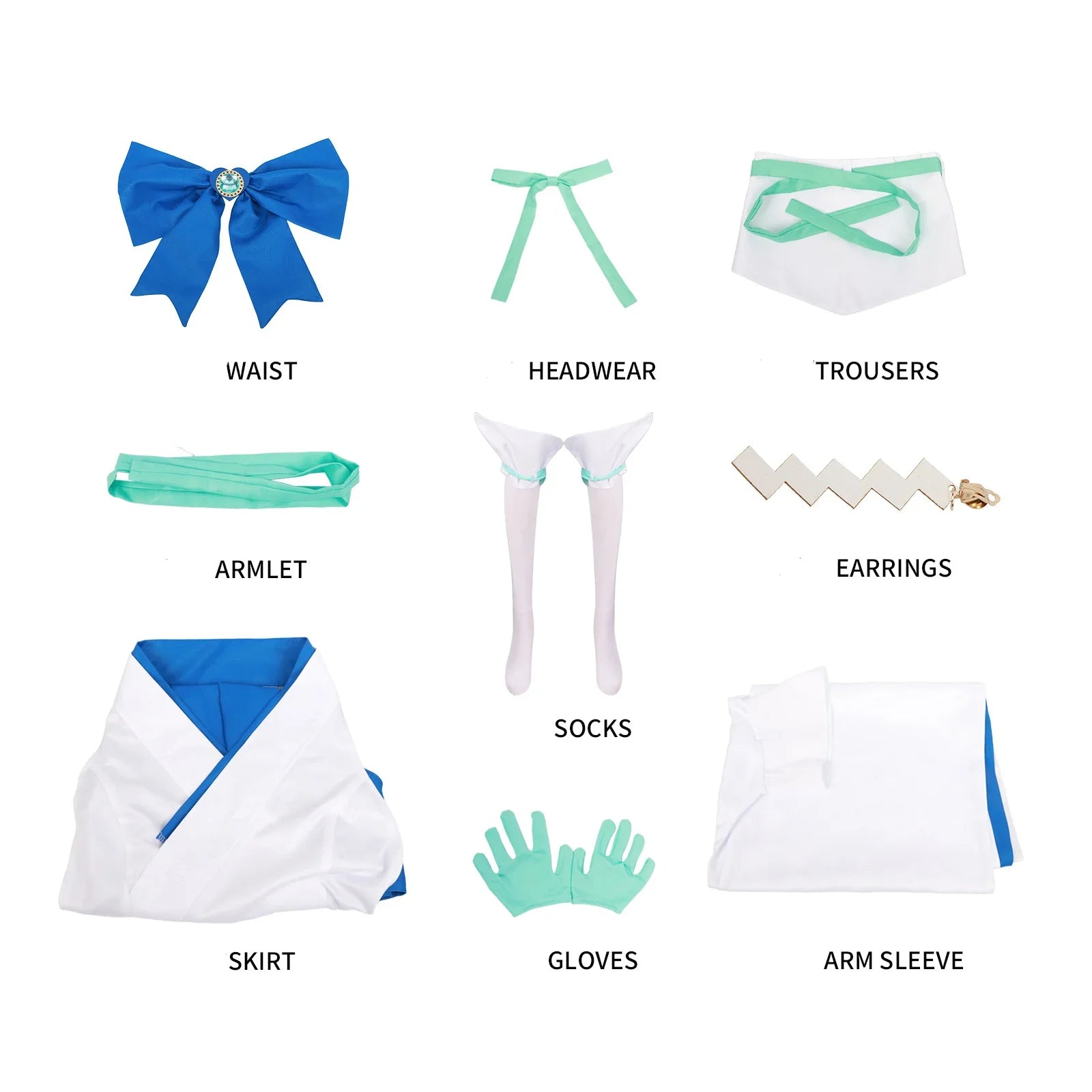Halloweez Minakami Cosplay Magical Girl Costume For Women - Sexy & Lovely Battle Dress Uniform Suit for Halloween Party and Comic Con - Halloweez