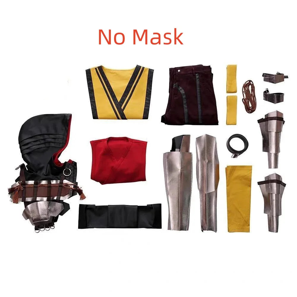 Halloweez Scorpion Cosplay Costume for Men - Authentic Mortal Kombat 11 Outfit