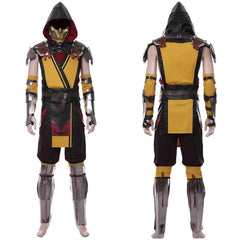 Halloweez Scorpion Cosplay Costume for Men - Authentic Mortal Kombat 11 Outfit