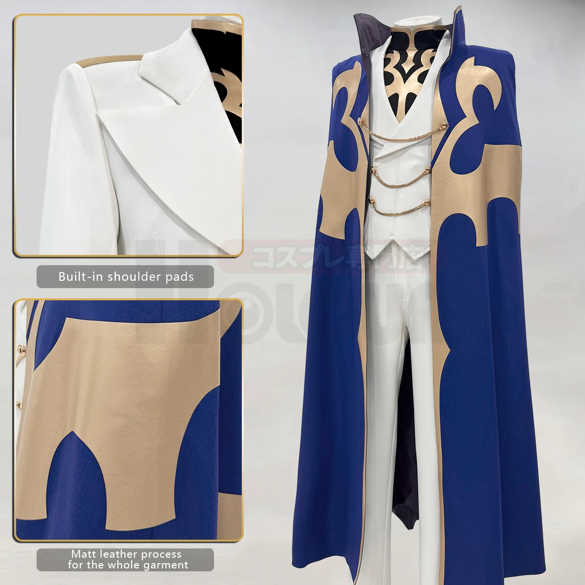 Code Geass Suzaku Kururugi Knight of Seven Cosplay Costume, Custom High-end for Halloween & Comic Con - Halloweez