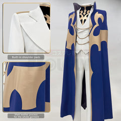 Code Geass Suzaku Kururugi Knight of Seven Cosplay Costume, Custom High-end for Halloween & Comic Con - Halloweez