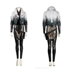 Halloweez Women's Punk Retro Battle Jumpsuit Costume for Cosplay and Parties