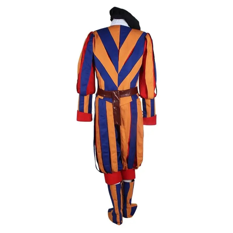 Exclusive Swiss Guard Costume - Handcrafted Medieval Soldier Cosplay Outfit | Halloweez Carnival Series