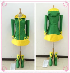 Cardcaptor Sakura Kinomoto Frog Battle Cosplay Outfit, Custom Costume for Comic Con & Halloween
