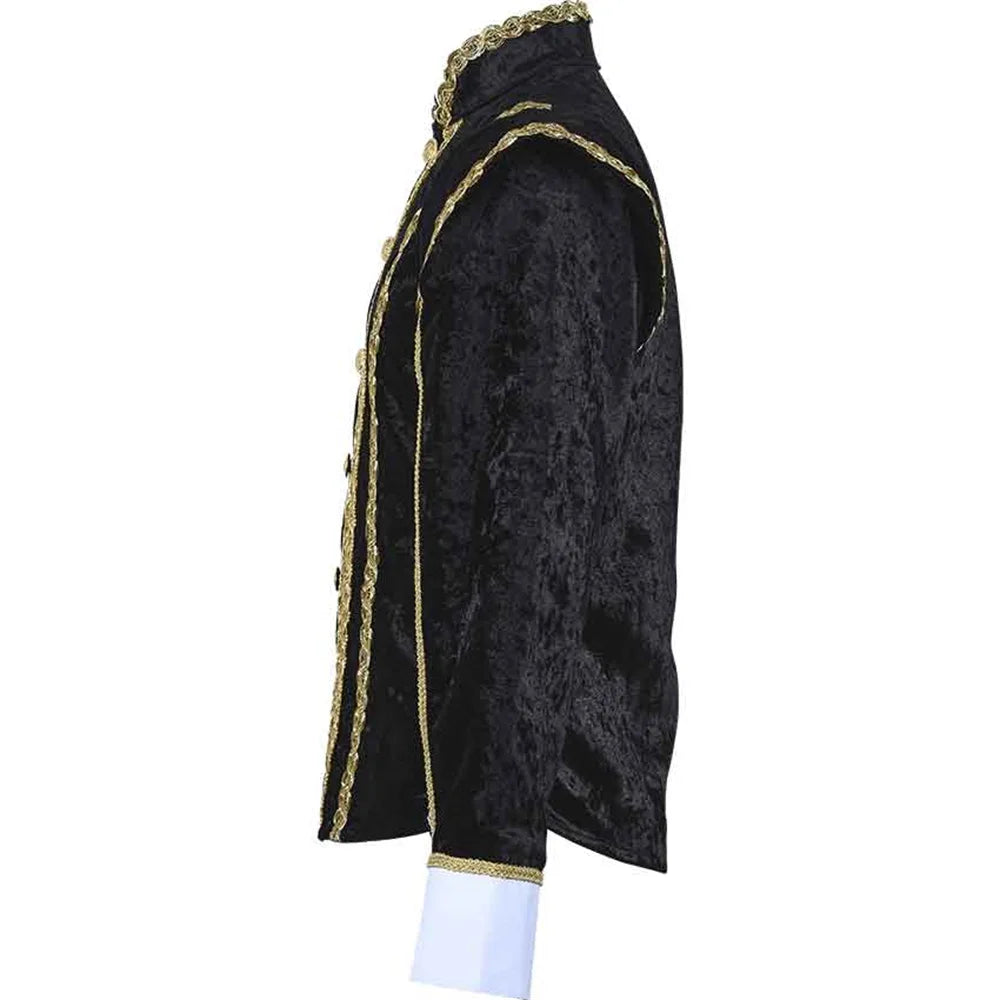 Men’s Halloweez Jacket Cosplay Costume - Renaissance Elizabethan Uniform for Medieval Events - Halloweez