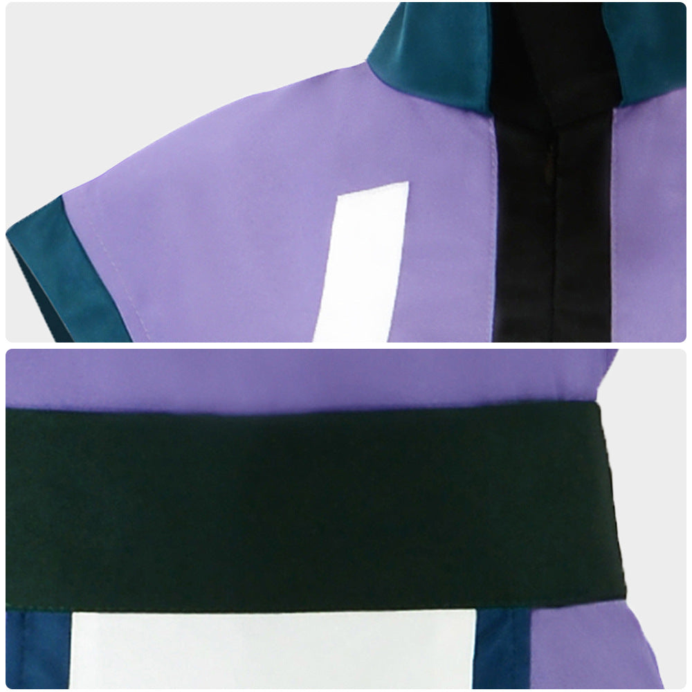 Full-time Hunter Kaito Purple Phantom Troupe Cosplay Costume - 2D Role-Playing Full Set - Halloweez