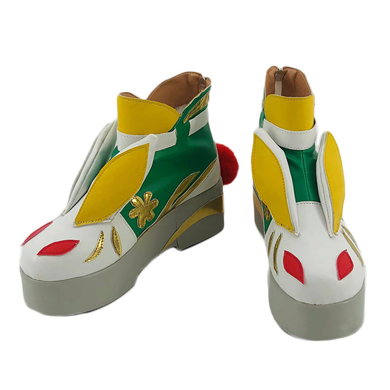 Honor of Kings Shen Mengxi Mooncake Thoughts Cosplay Shoes for Game Lovers - Halloweez