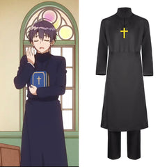 White Maiden and Black Priest Laurence Cosplay Costume - Bloodborne Anime Role-Playing Outfit for Halloween - Halloweez