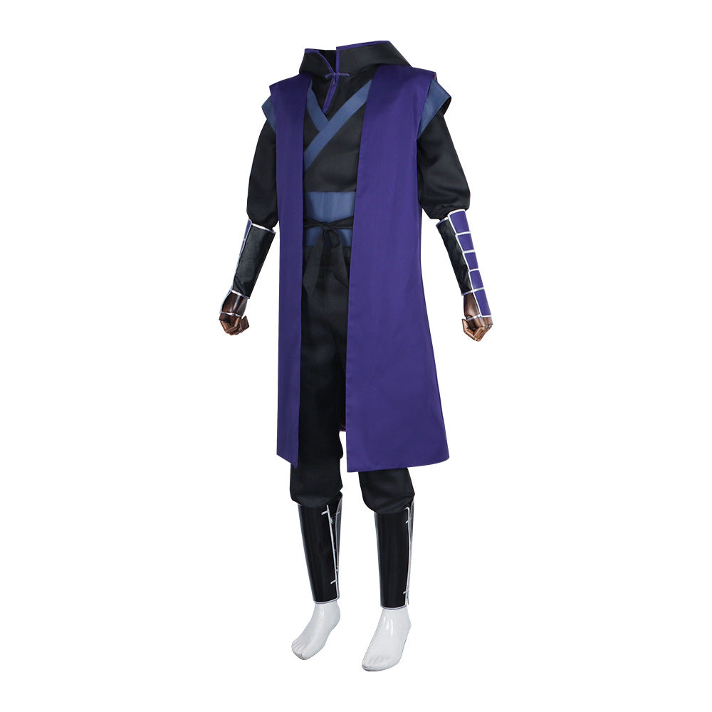 Assassin Wu Liuqi Shadow Assassin Seven Cosplay Costume - 2D Game Anime Clothing - Halloweez