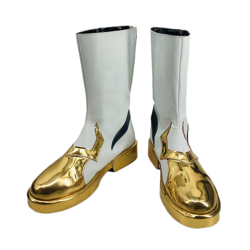 Genshin Impact Fatui Harbinger Pierro Cos Shoes for Comic Con Anime Cosplay - Halloweez
