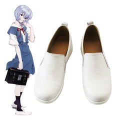 Neon Genesis Evangelion EVA School Uniform Rei Ayanami Cosplay Shoes for Anime Fans - Halloweez