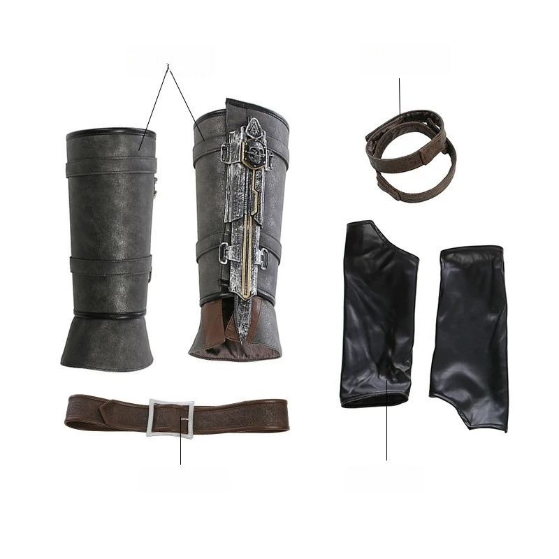 Assassin's Creed IV Black Flag Edward Kenway Full Set Cosplay Costume Custom - Halloweez