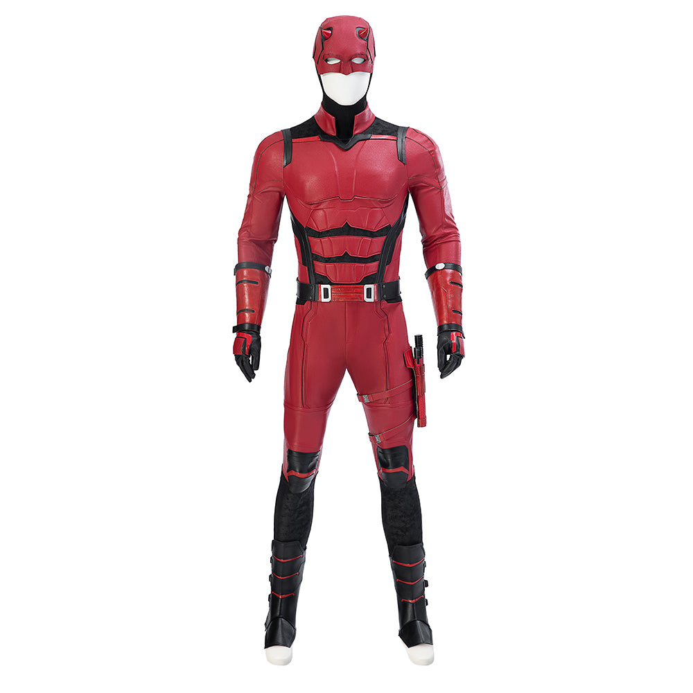 Daredevil Reborn Red Suit Cosplay Costume,Custom for Halloween & Comic‑Con