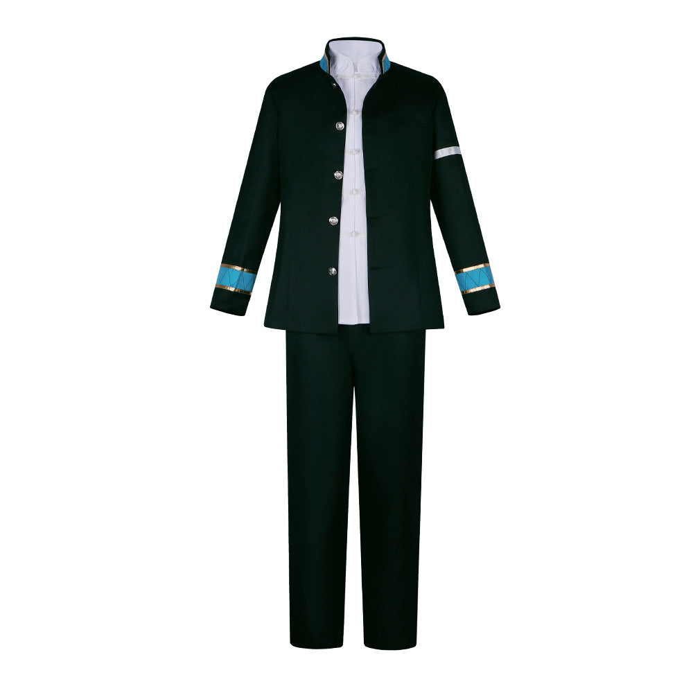 Windproof Boys cosplay costume Wind Chime High School Uniform Cosplay Bad Boy Outfit for Sakura Haruka, Suo Hayate - Halloweez