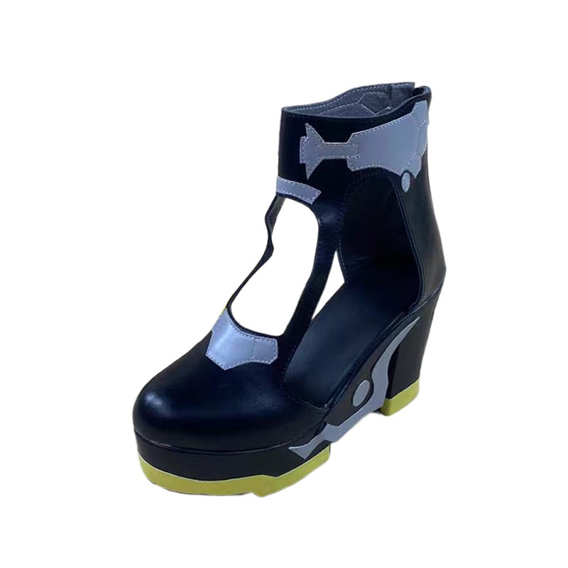 1678 Drax the Galaxy Warrior Samus Aran Cosplay Shoes for Anime Conventions and Performances - Halloweez