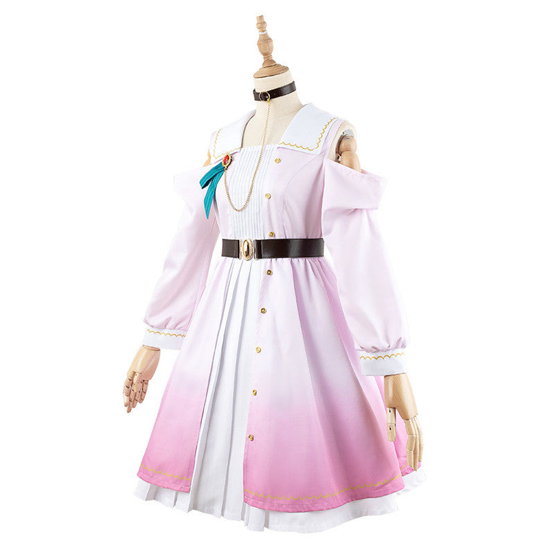 Idol Club Yuugiri Tuzuri Murano Sayaka Anniversary 2D Anime Costume Set - Perfect for Cosplay Enthusiasts - Halloweez