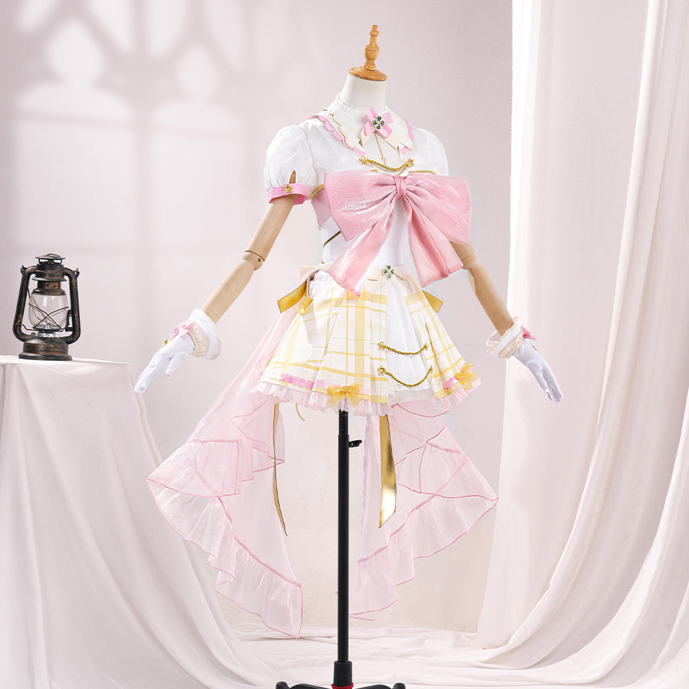 Virtual Idol Ace Taffy Semi-Upgraded Idol Outfit, Classic VTuber Character Performance Costume for Cosplay Party - Halloweez