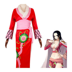 One Piece Boa Hancock Cosplay Costume with Cape Anime Cosplay Full Set - Halloweez