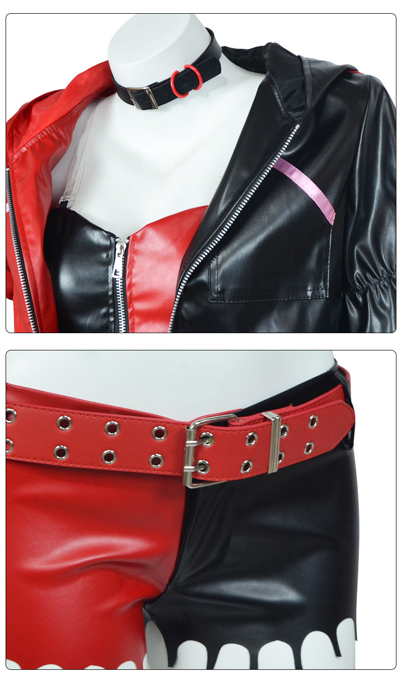 Harley Quinn Joker Girl Cosplay Costume - Suicide Squad Movie Halloween Outfit - Halloweez