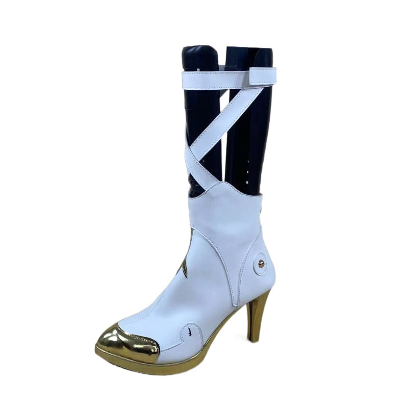 1649NIKKE Victory Goddess Dorothy Cosplay Shoes for Anime Conventions and Performances - Halloweez